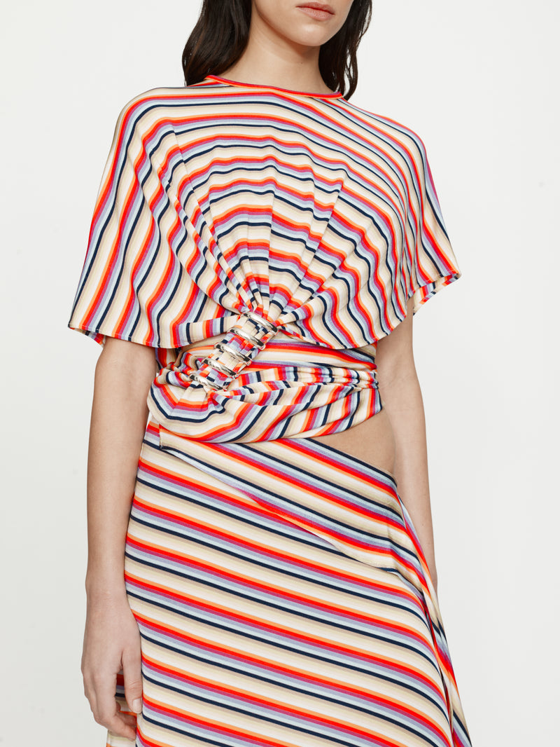 Calypso Coiled Jersey Tee - Image 4
