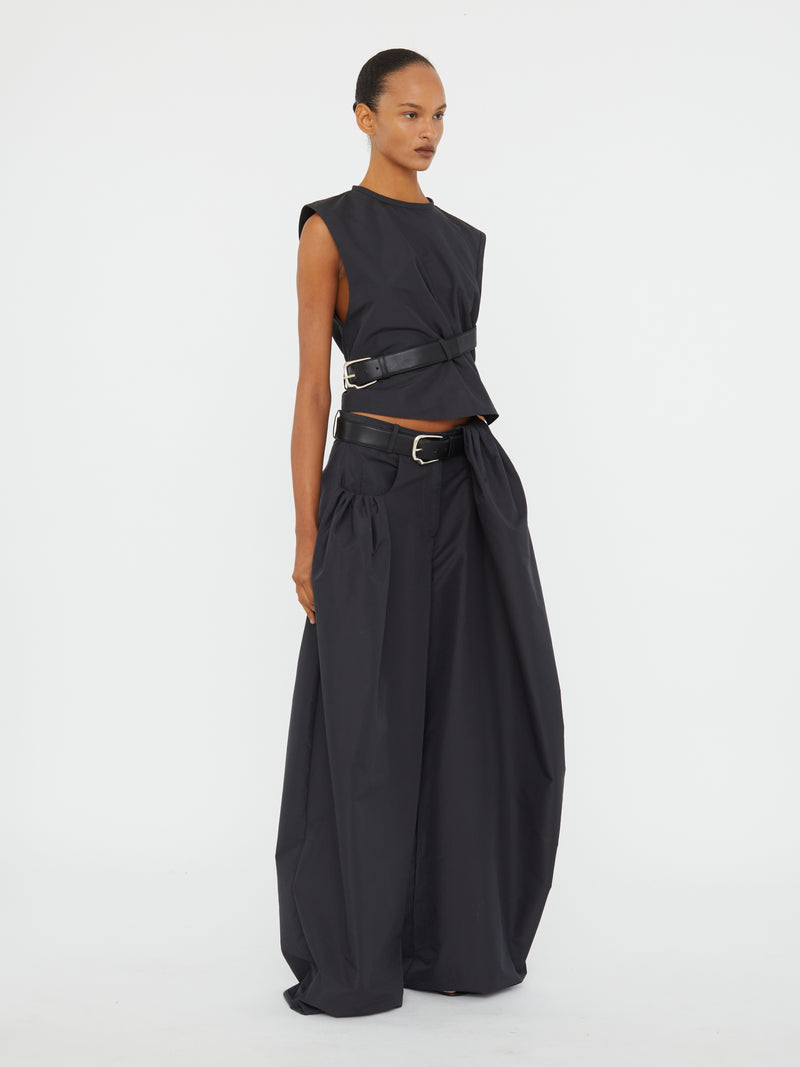Locus Belted Taffeta Tank - Image 4