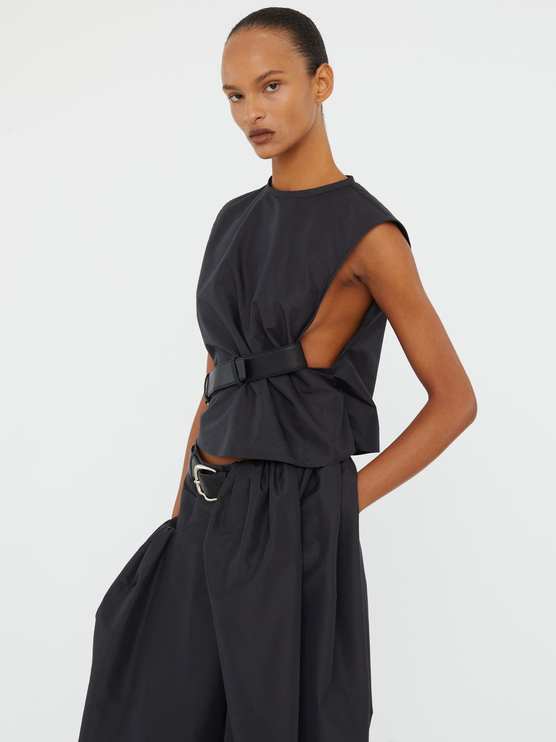 Locus Belted Taffeta Tank - Image 3