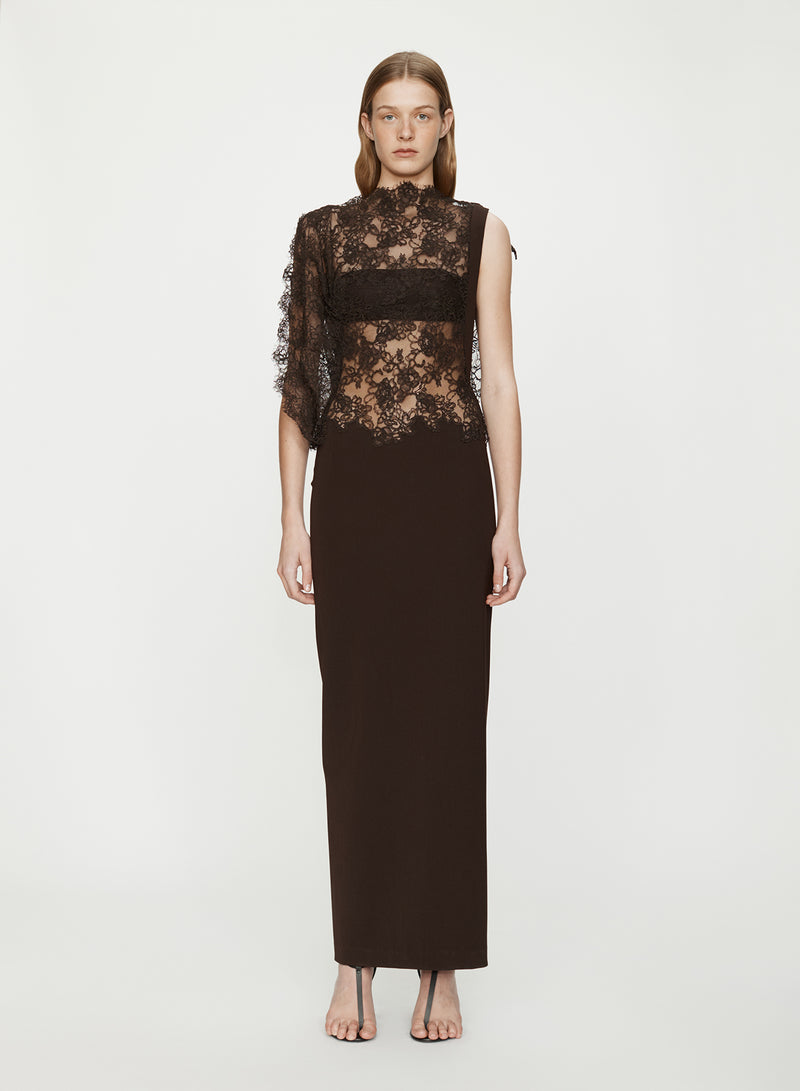 Mahara Floating Lace Column Dress - Image 1