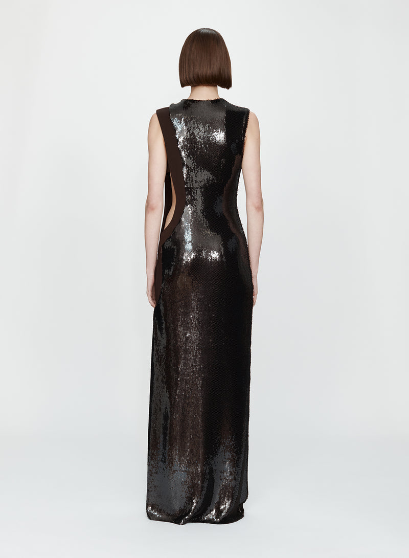 Opaline Sequin Infinity Cutaway Dress - Image 5