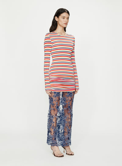 Calypso Iris Lace Long Sleeve Dress