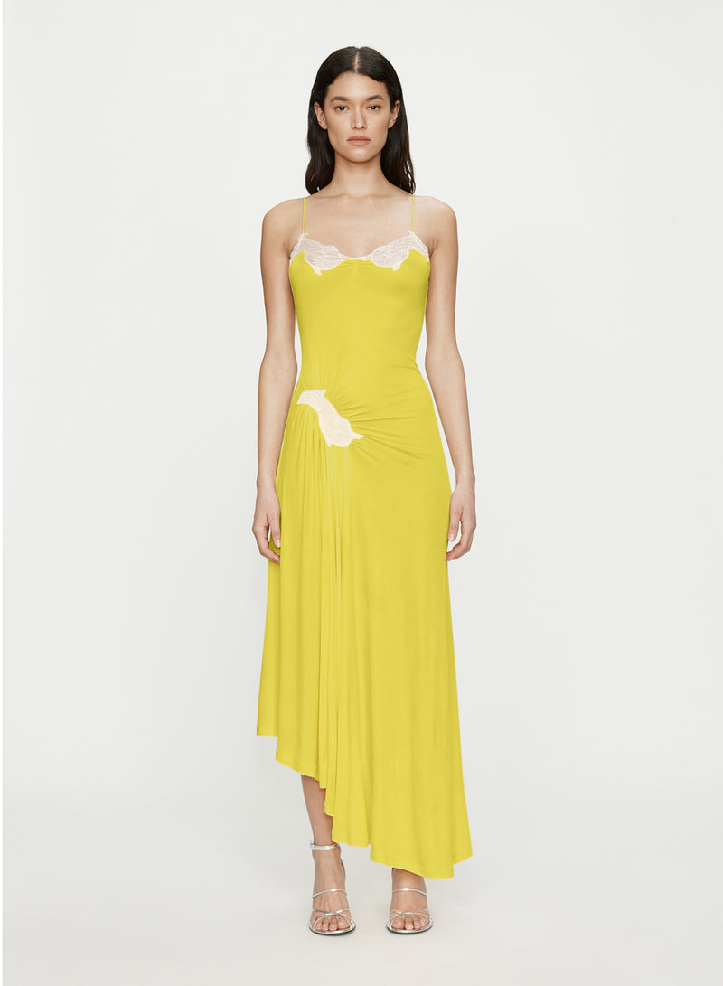 Delphin Lace Rib Cami Dress - Image 1