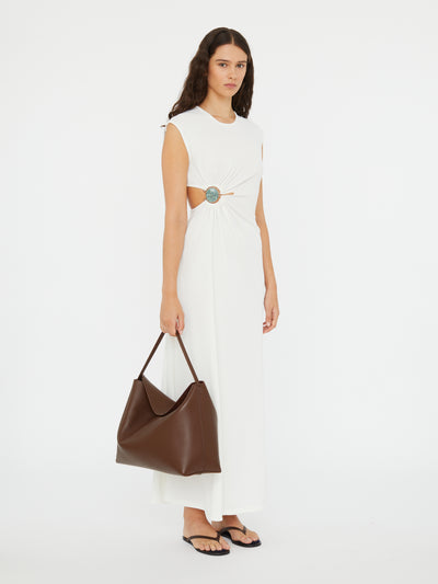 Mineral Stone Ruched Tank Dress