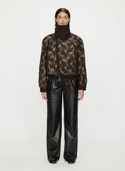 Mahara Lace Bomber Jacket