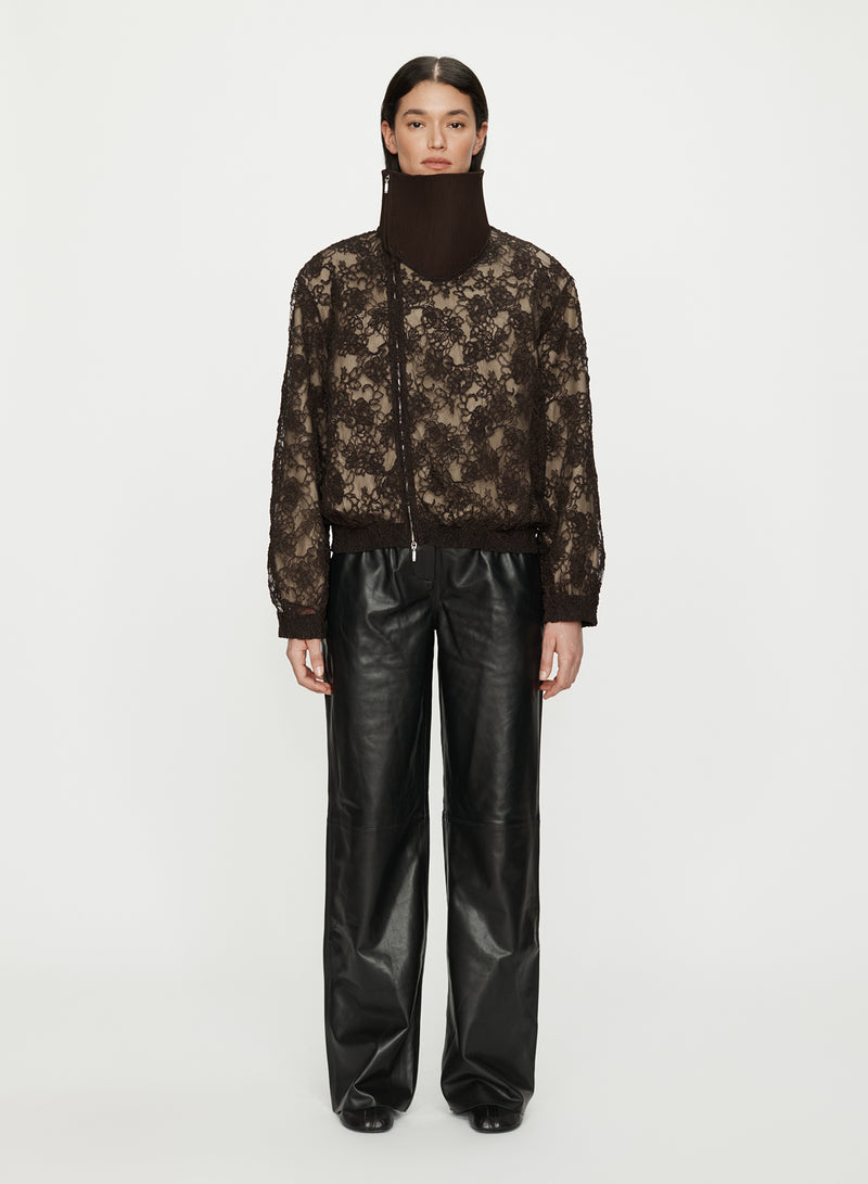 Mahara Lace Bomber Jacket - Image 1