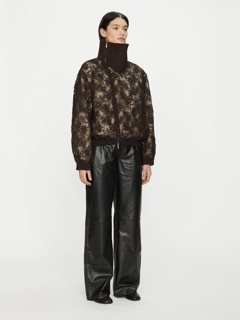 Mahara Lace Bomber Jacket - Image 3