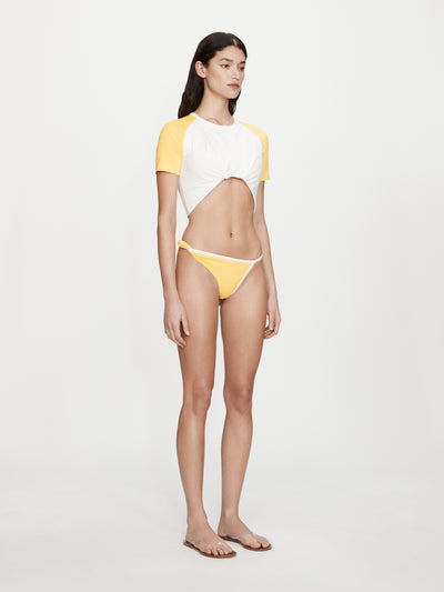 Tucked Ringer Jersey Tee