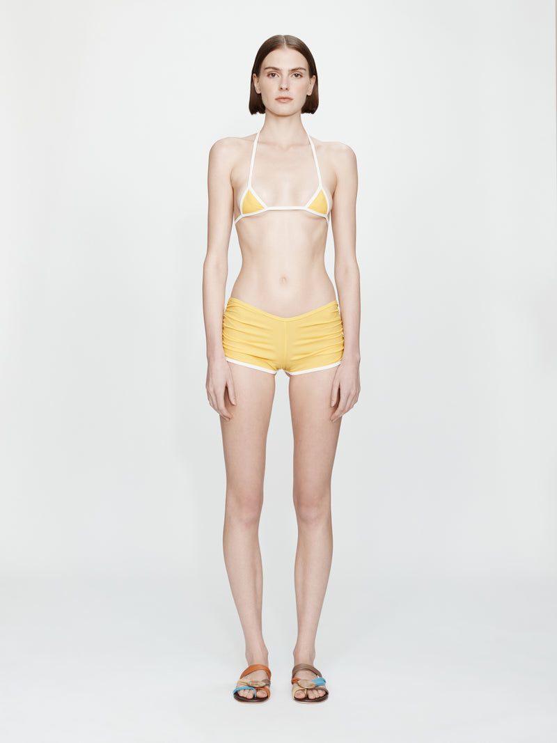 Oasis Ruched Swim Boyshort - Image 1