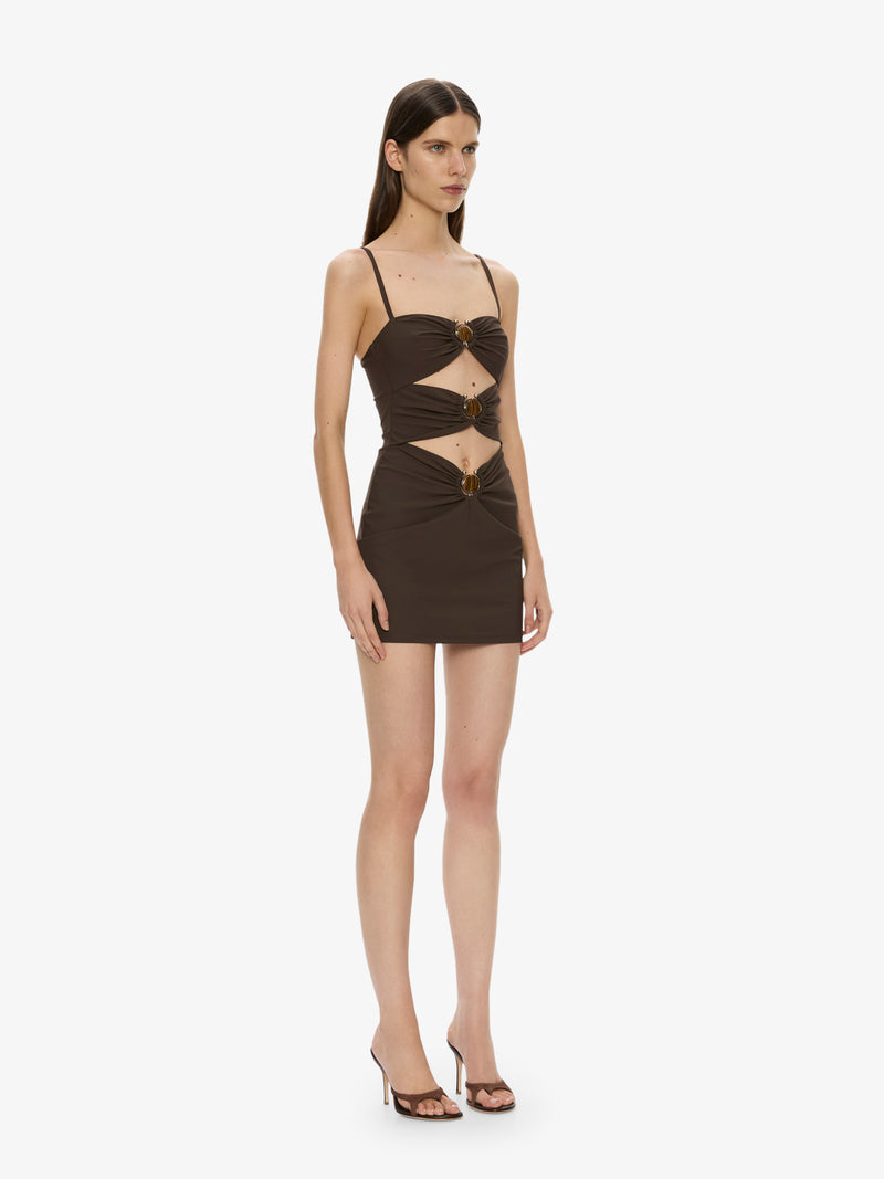 Mineral Stone Ruched Mini Dress - Image 3