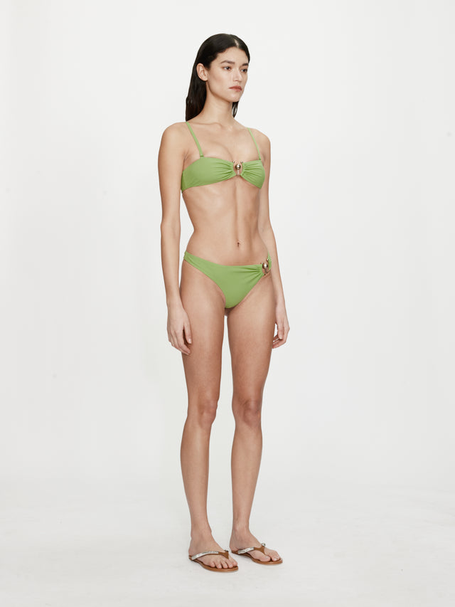 Orbit Side Ruched High Brief