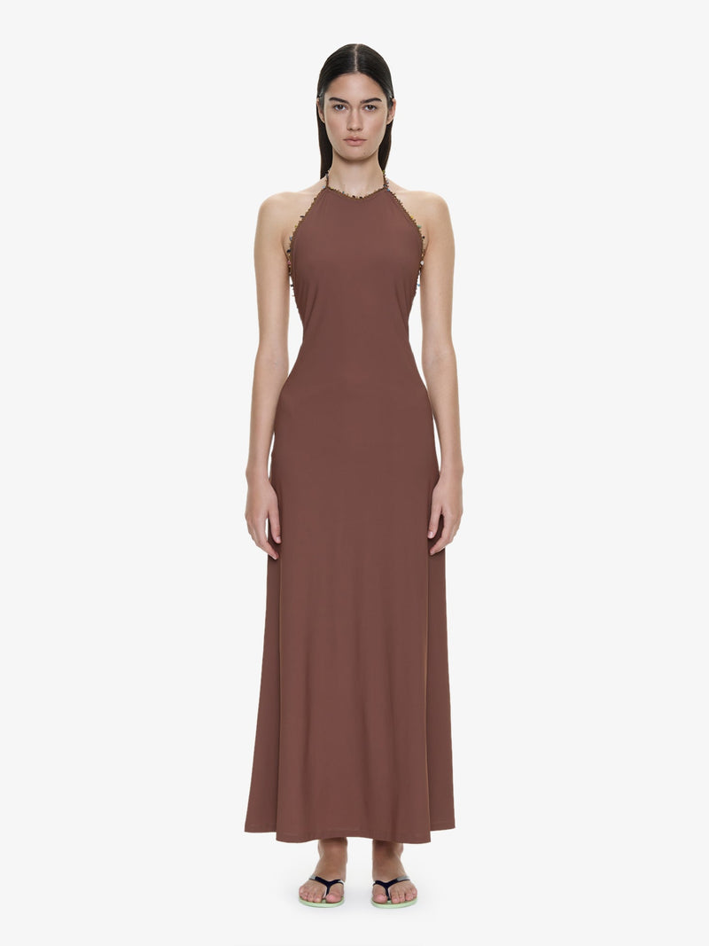 Beach Quartz Halter Lycra Dress - Image 1
