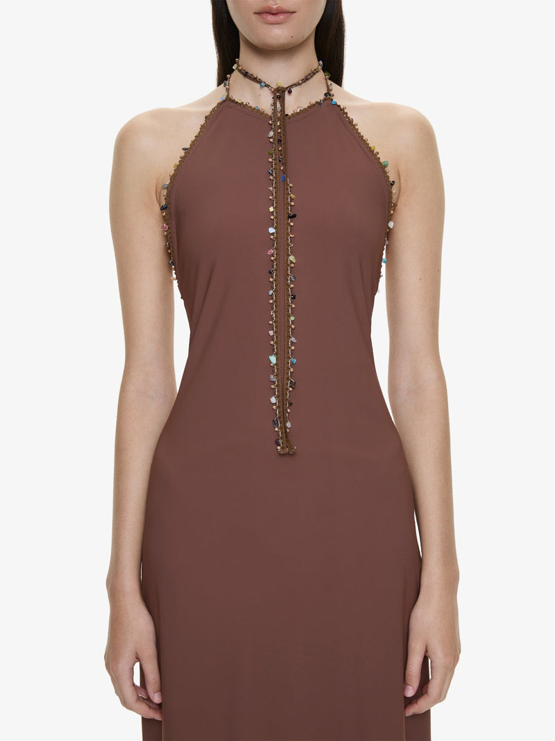 Beach Quartz Halter Lycra Dress - Image 2