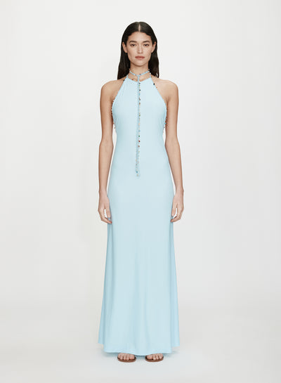 Beach Quartz Halter Lycra Dress