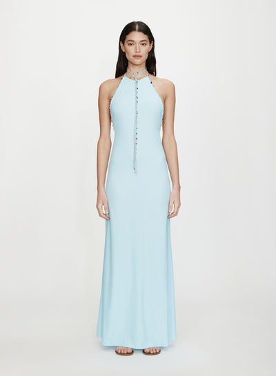 Beach Quartz Halter Lycra Dress