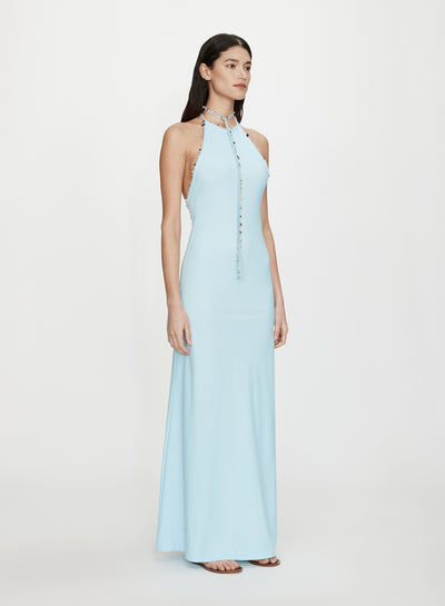 Beach Quartz Halter Lycra Dress