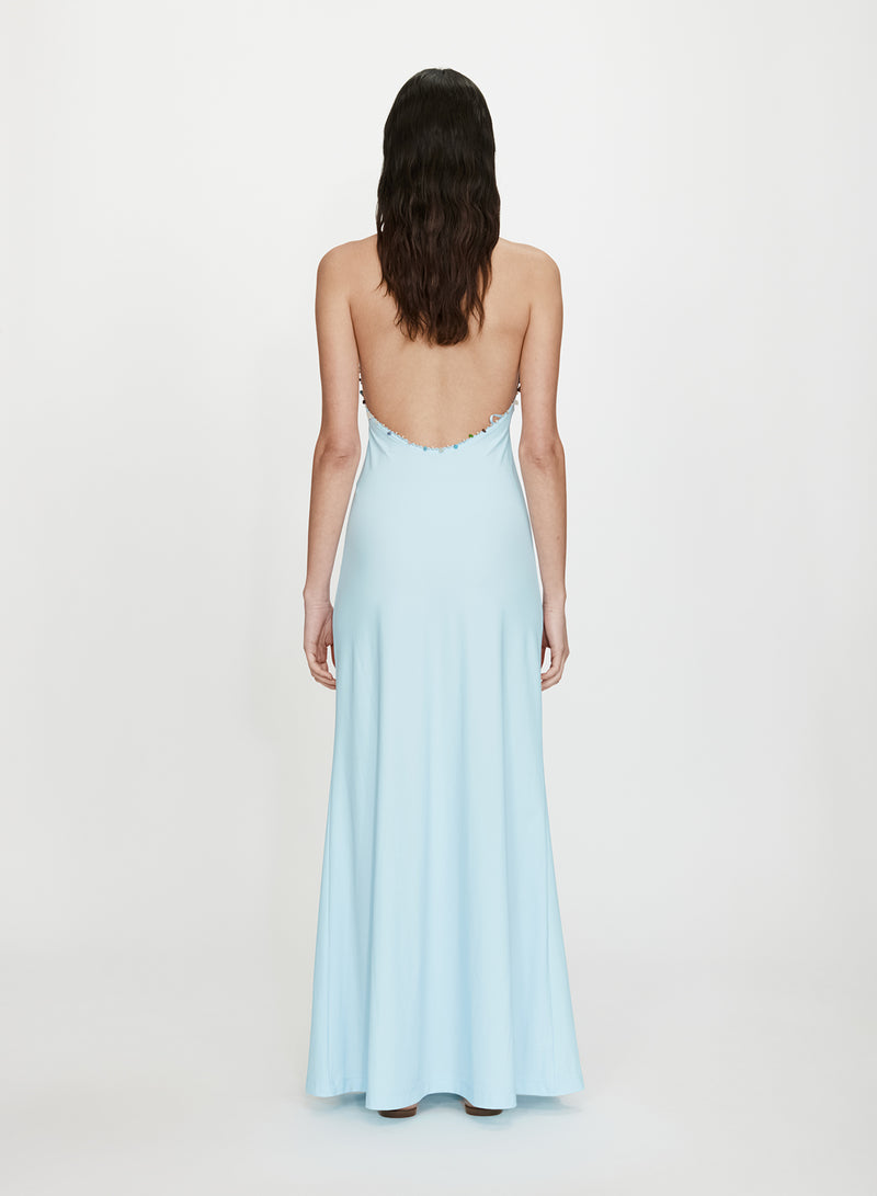 Beach Quartz Halter Lycra Dress - Image 4