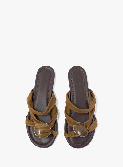 Doma Stoned Crossover Suede Flat