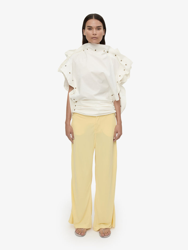 Spiral Stone Snap Poplin Top - Image 2