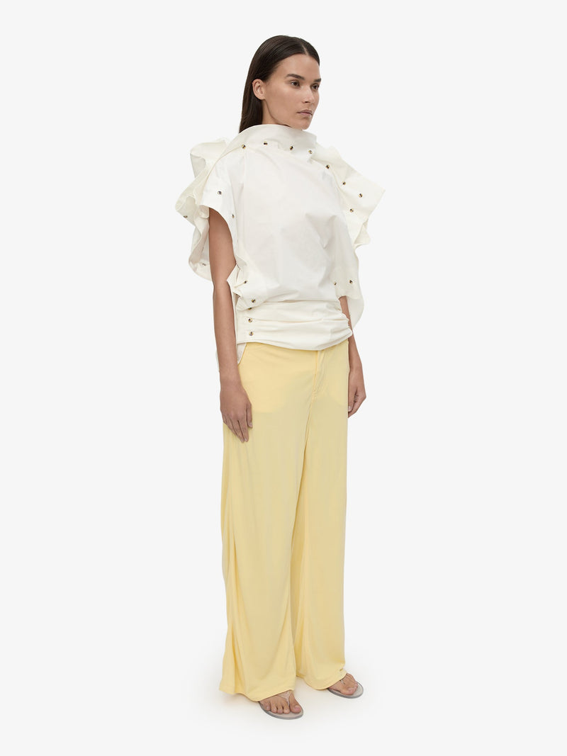 Spiral Stone Snap Poplin Top - Image 3