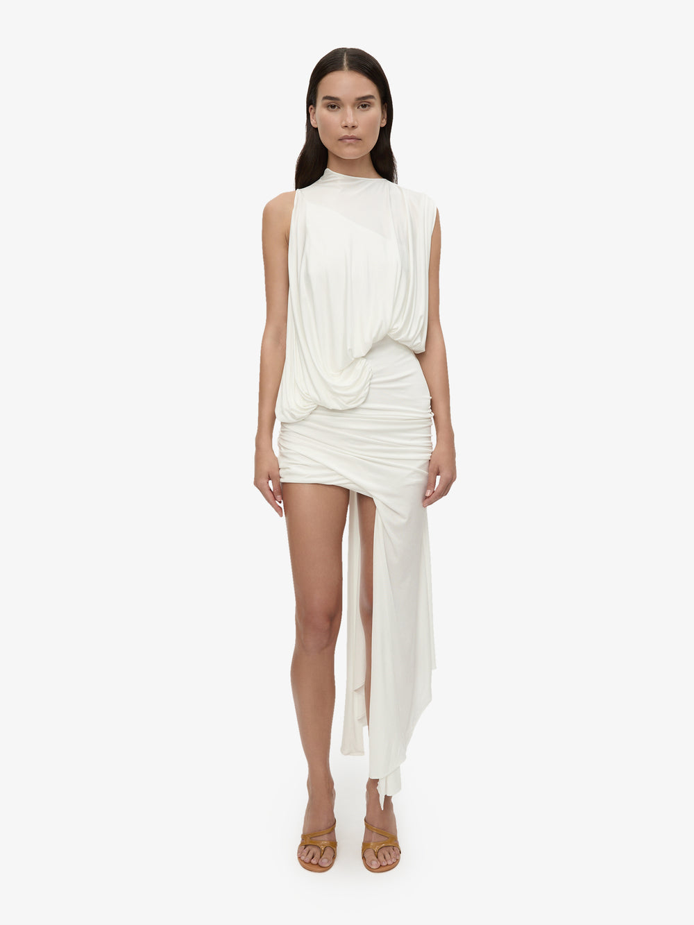 Cumulus Tucked Mini Dress - Christopher Esber