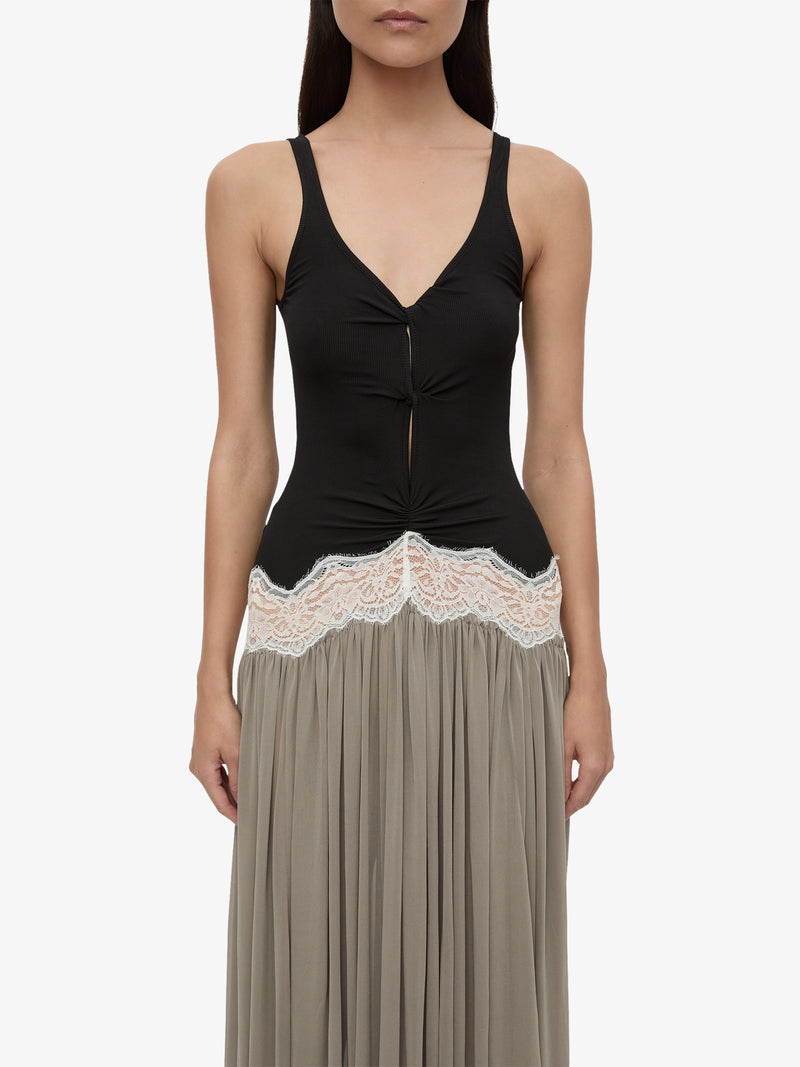 Open Twist Verner Lace Tank Dress - Image 3