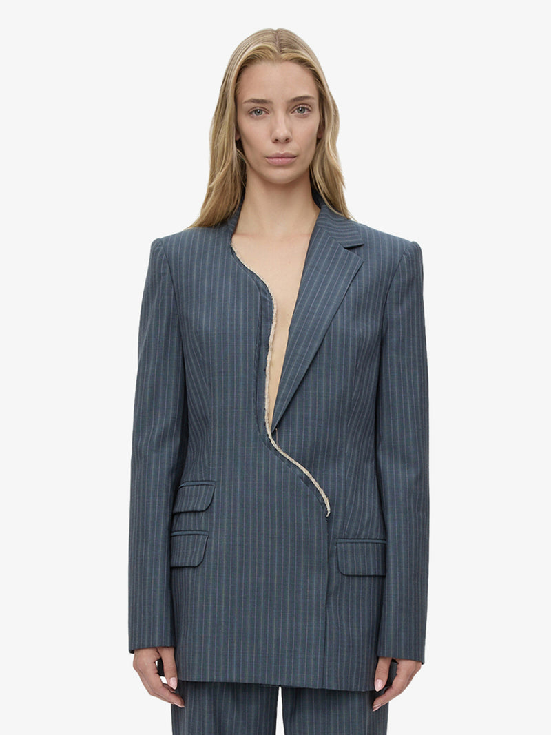 Torrent Pinstripe Blazer - Image 1