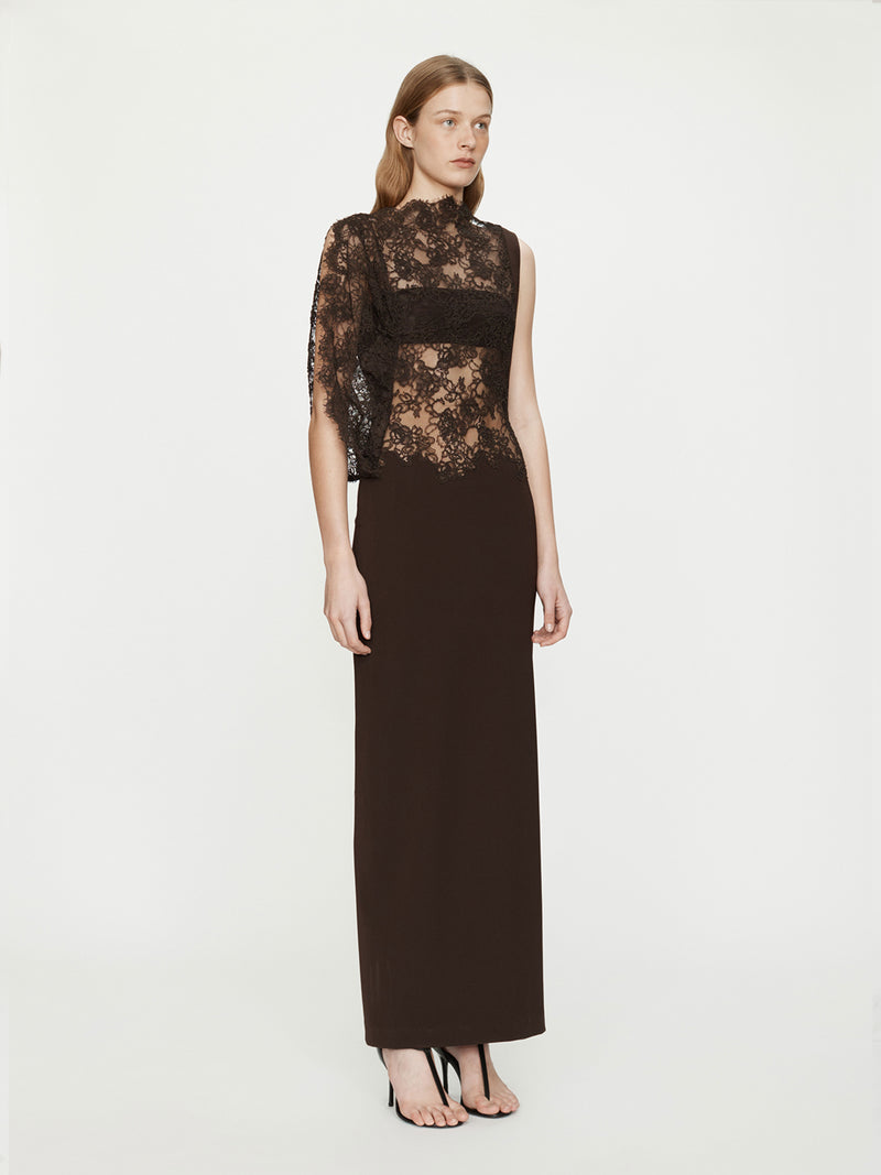 Mahara Floating Lace Column Dress - Image 2