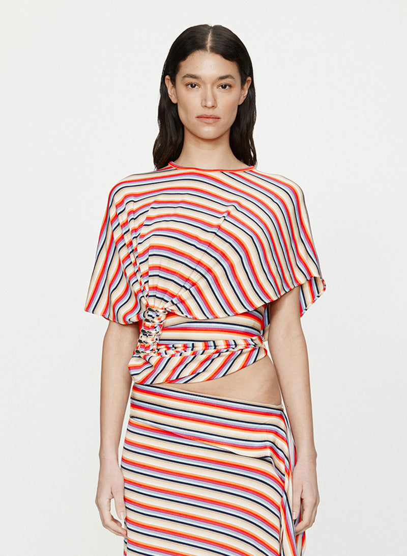 Calypso Coiled Jersey Tee - Image 1