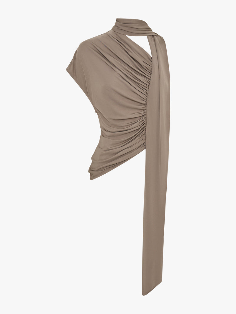 Vienna Jersey Scarf Top - Image 5