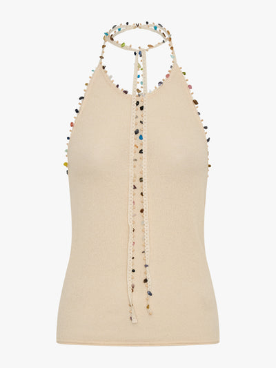 Beach Quartz Halter Tank
