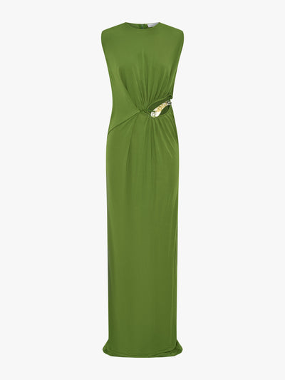 Encased Nature Suspended Jersey Tank Dress