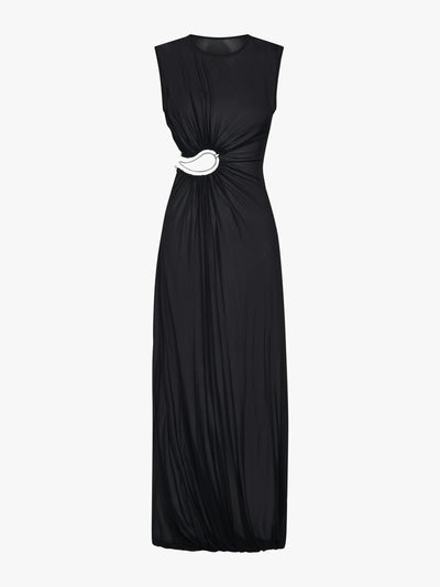 Paisley Overlay Encased Tank Dress