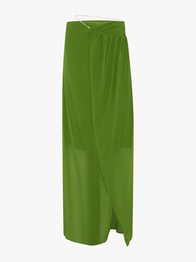 Silk Chain Sarong Skirt