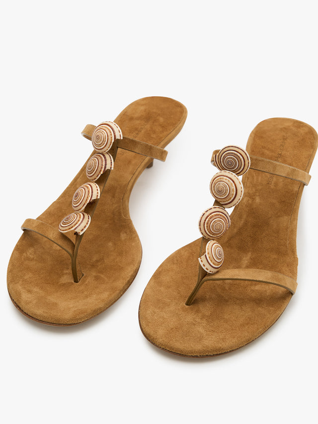 Sundial Seashell Kitten Heel