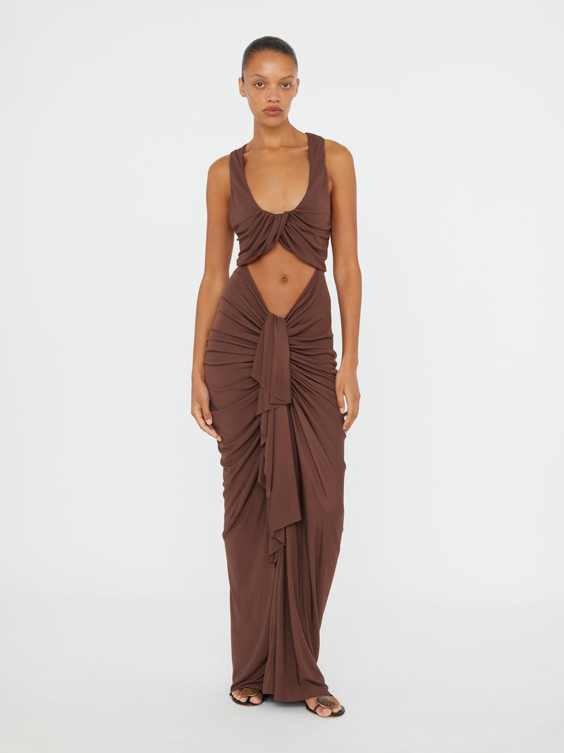 Vivenda Drape Front Dress - Image 5