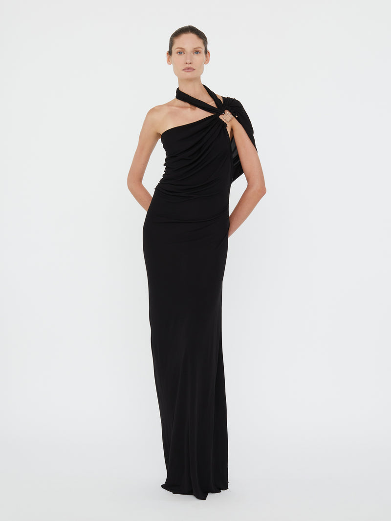 Bezel Quartz Halter Dress - Image 3