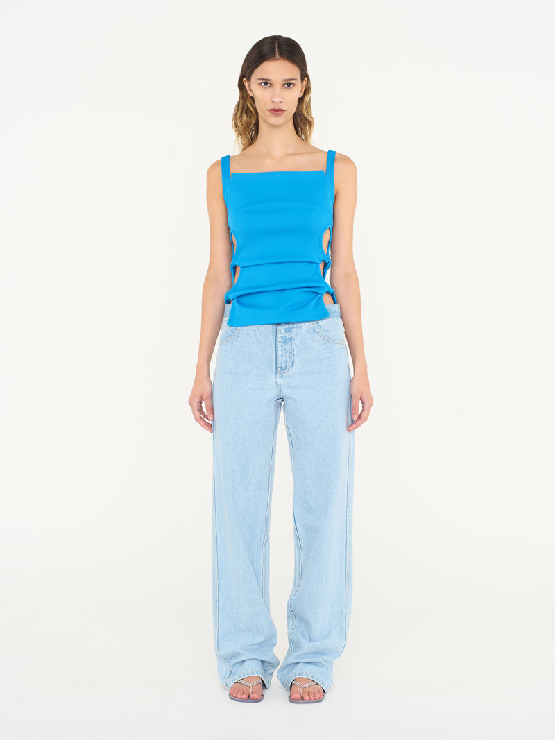 Open Twist Apron Tank - Image 3