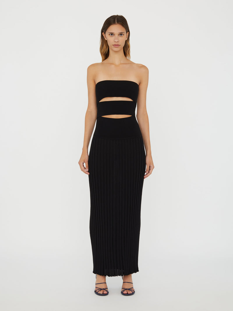 Slash Strapless Dress - Image 1
