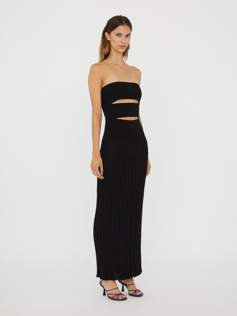 Slash Strapless Dress - Image 3