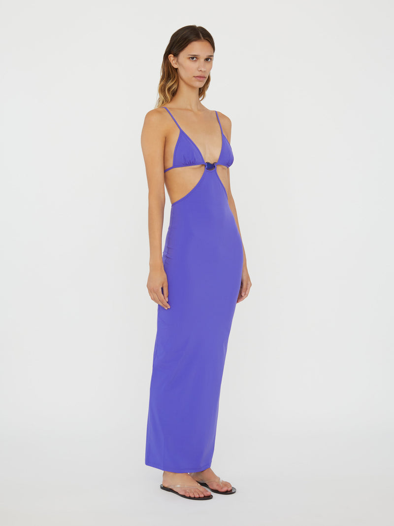 Moodstone Cutaway Lycra Dress - Image 3