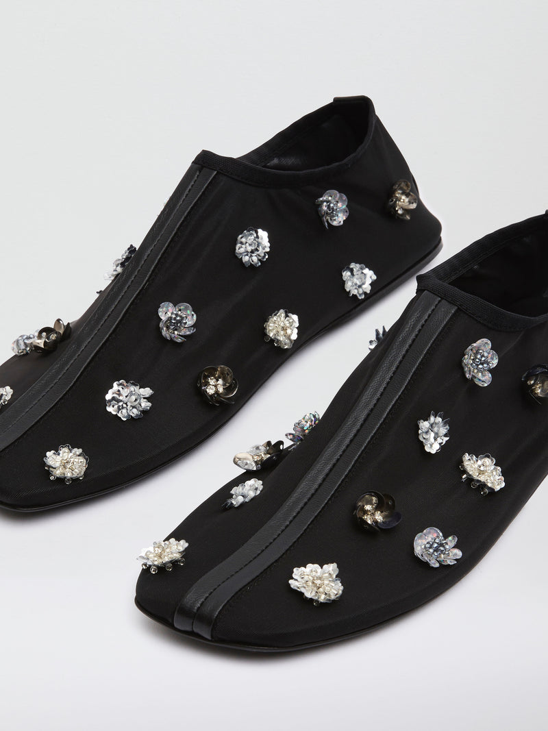 Embla Beaded Mesh Flat - Image 3
