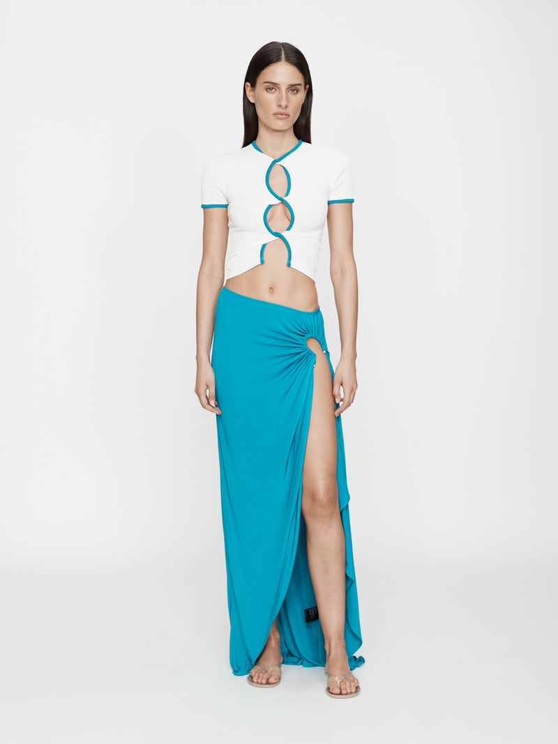 Ruched Crescent Skirt - Image 3