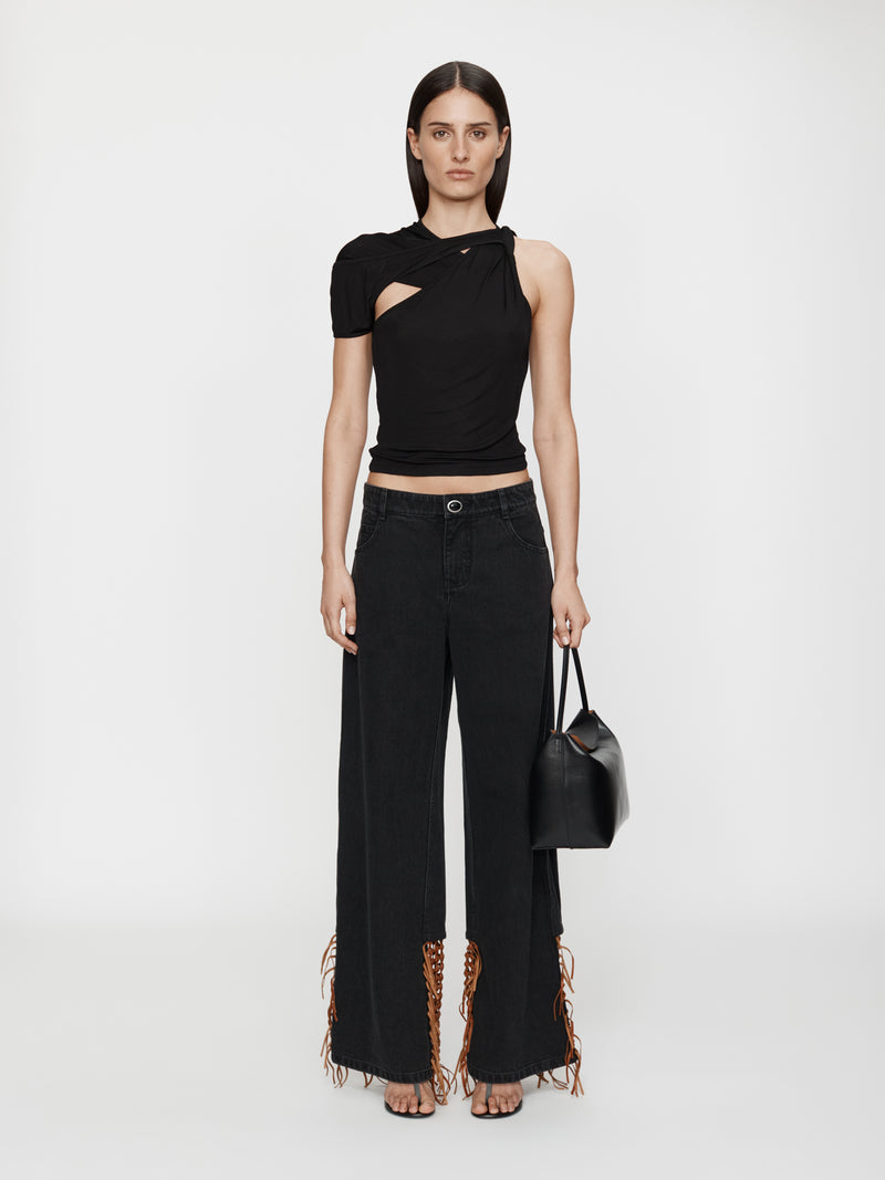 Basket Leather Jean - Image 1