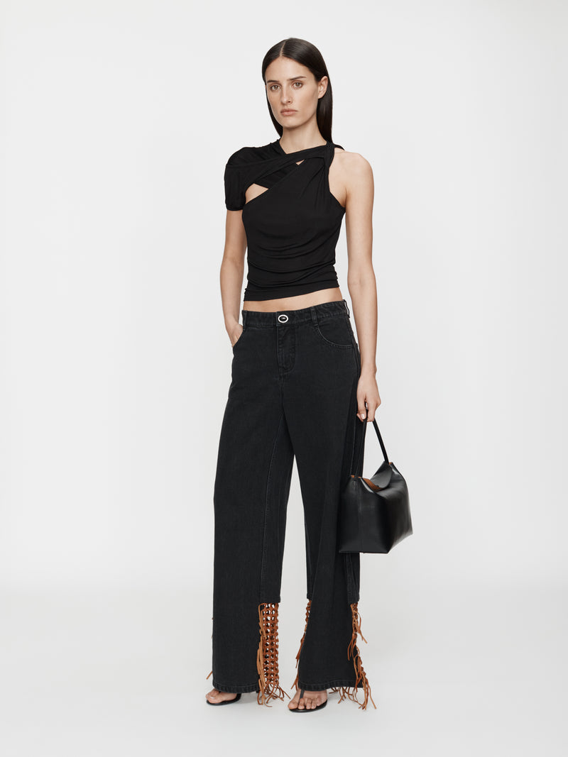 Basket Leather Jean - Image 3