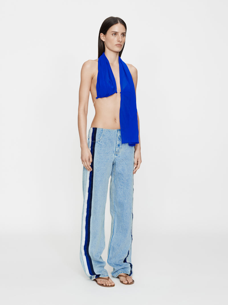 Silk Scarf Chain Bra Top - Image 3