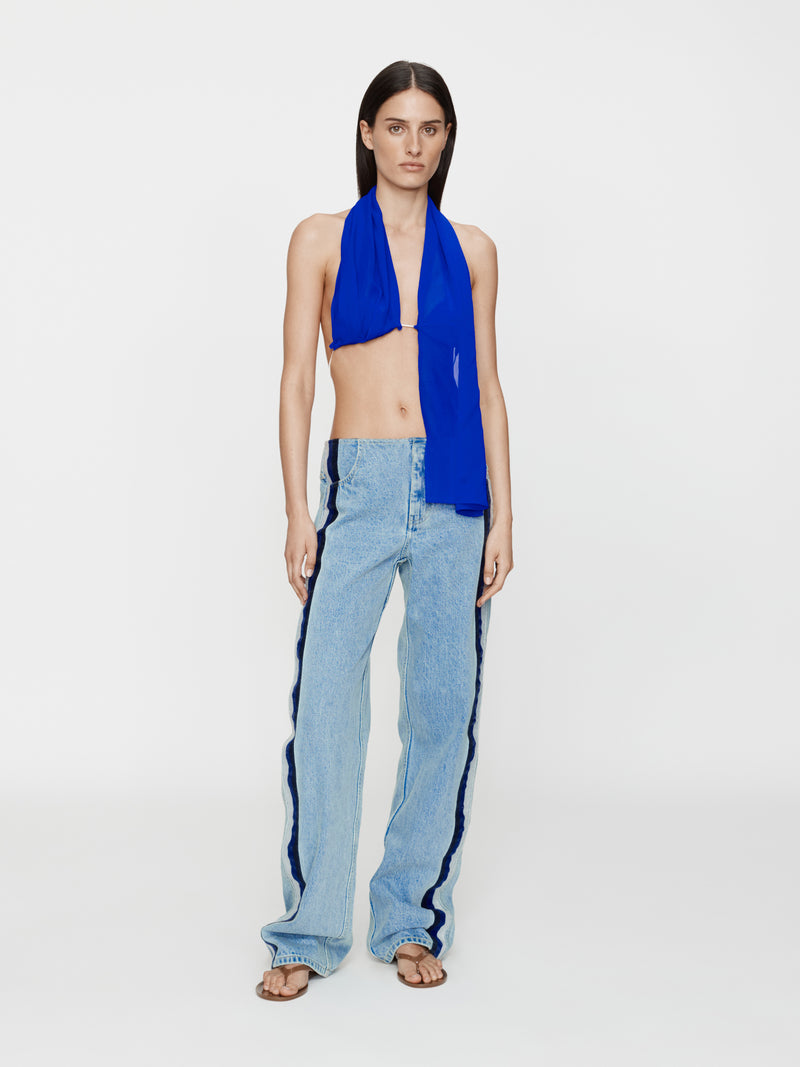 Silk Scarf Chain Bra Top - Image 2