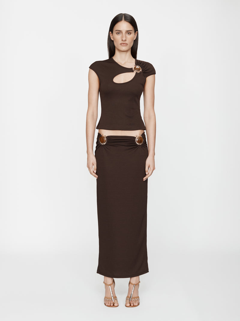 Mineral Stone Ruched Skirt - Image 3