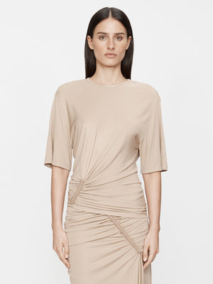 Shibari Jersey Ruche Tee