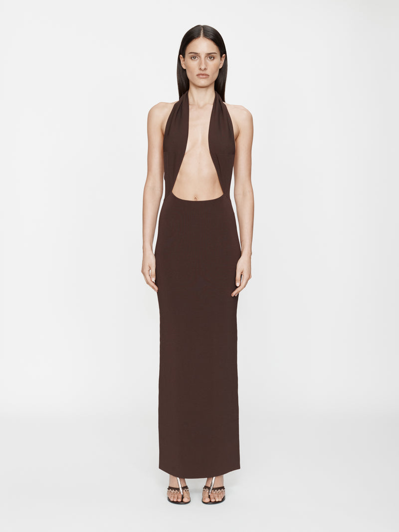 Slope Knit Halter Dress - Image 3